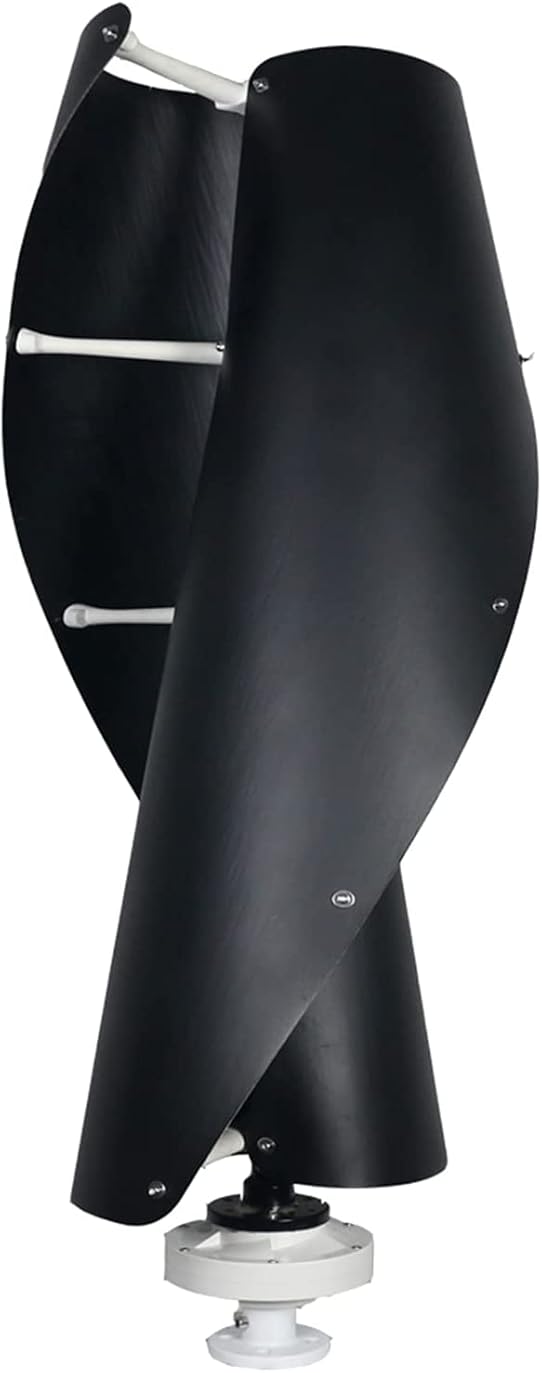 LiuSj JUnSt New Energy Windmill 9000W Vertical Wind Turbine Generator High Efficiency Low with Controller Vertical Axis Permanent Maglev Wind Turbine (Black)