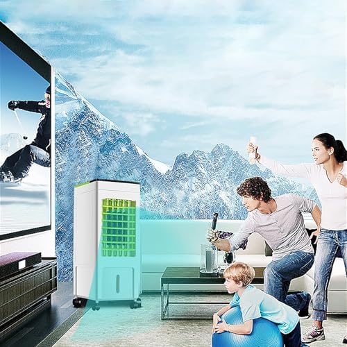 Portable Air Conditioners with LED Control Panel, Quiet Air Conditioner, 3 Wind Speeds Portable Air Conditioner, for Bedroom, Office(Black)