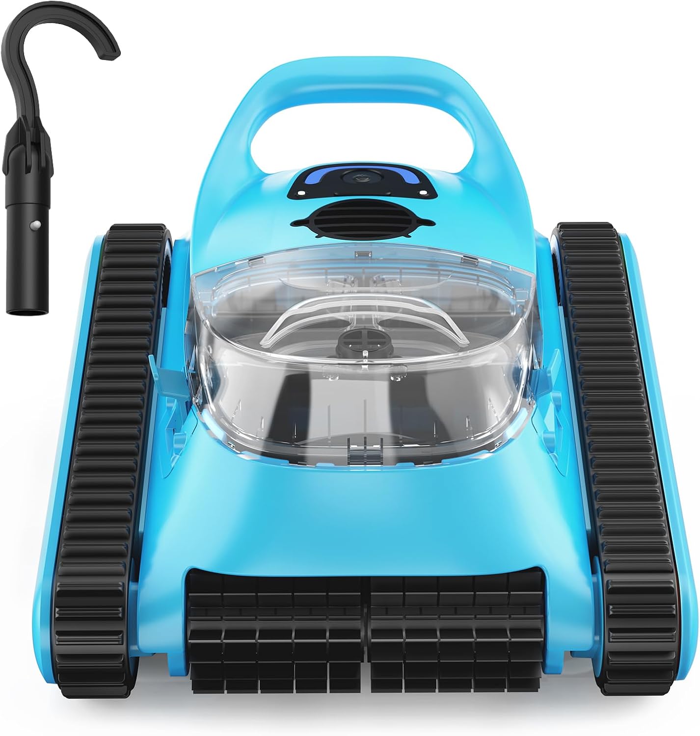 Cordless Pool Vacuum for Above Ground Pool: NexTrend Automatic Robotic Pool Cleaner Wall Floor Waterline Cleaning 180W Powerful Suction Last 150 Mins for Inground Swimming Pool up to 2,050 sq.ft
