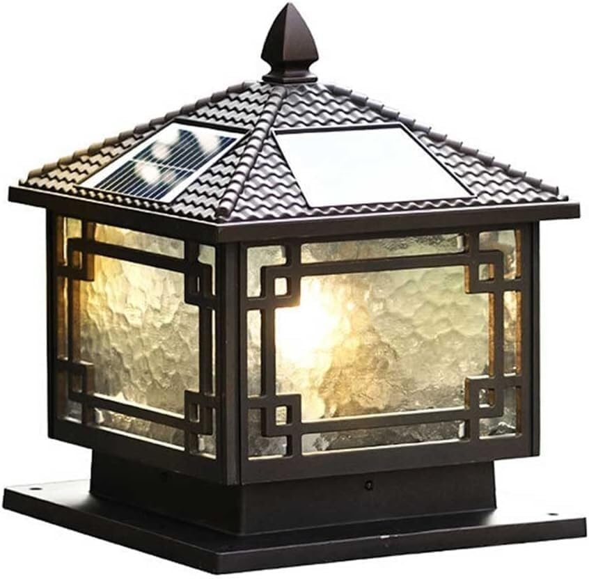 Solar Post Lighting, Fence Lighting, Outdoor Post Lighting, Landscape Lighting, Pillar Base Lamps - Fence, Terrace, Patio(50cm)