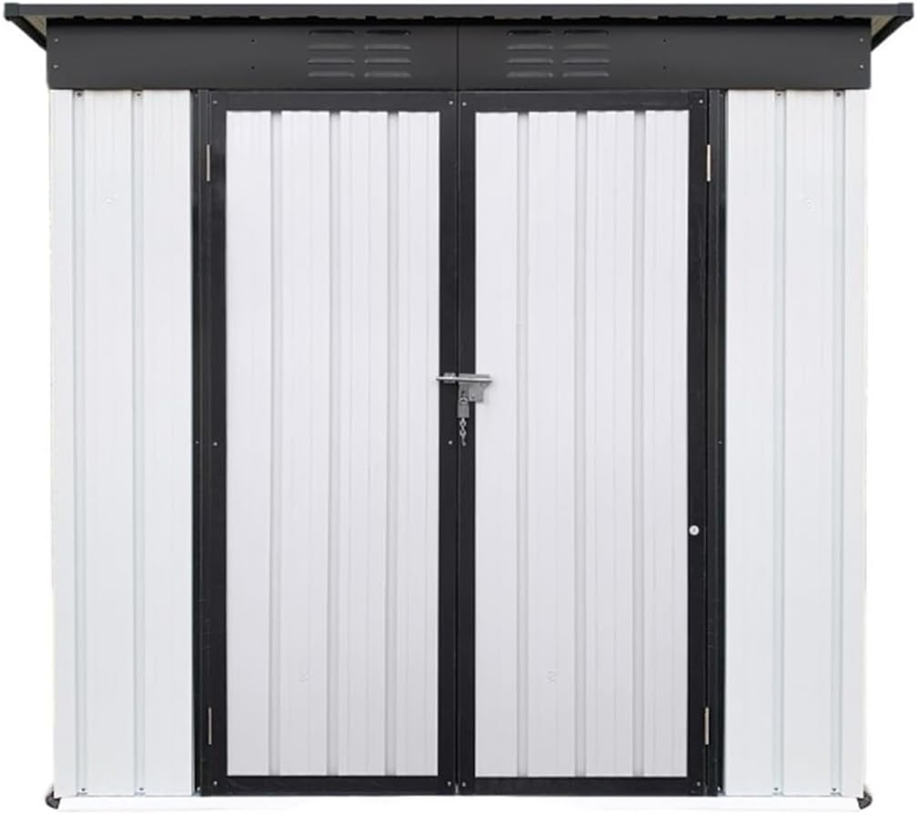 Garden Sheds Garden Waterproof, UV Protection Storage Shed, Storage Room, Outdoor Garden Metal Tool Room, Tool Shed Outdoor Storage Sheds