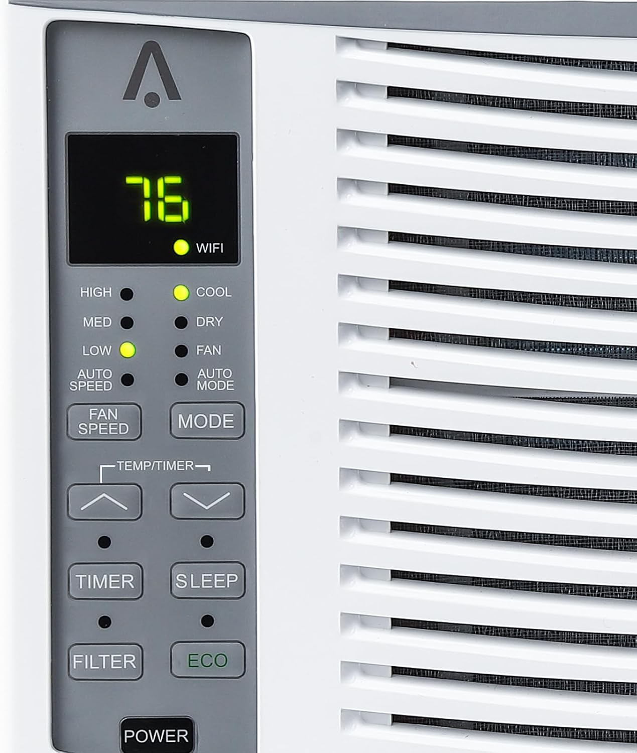 6000 BTU Window Air Conditioner with WiFi, Cools Up to 250 Sq. Ft, Smart Window AC Unit with Remote, Energy Saving