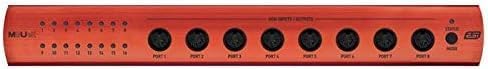 ESI M8U eX: 16-Port USB 3.0 MIDI Interface - Class-Compliant, Plug-and-Play Connectivity for PC/Mac, with Standalone Functionality & Integrated USB Hub, Includes Free Cubasis LE for iOS