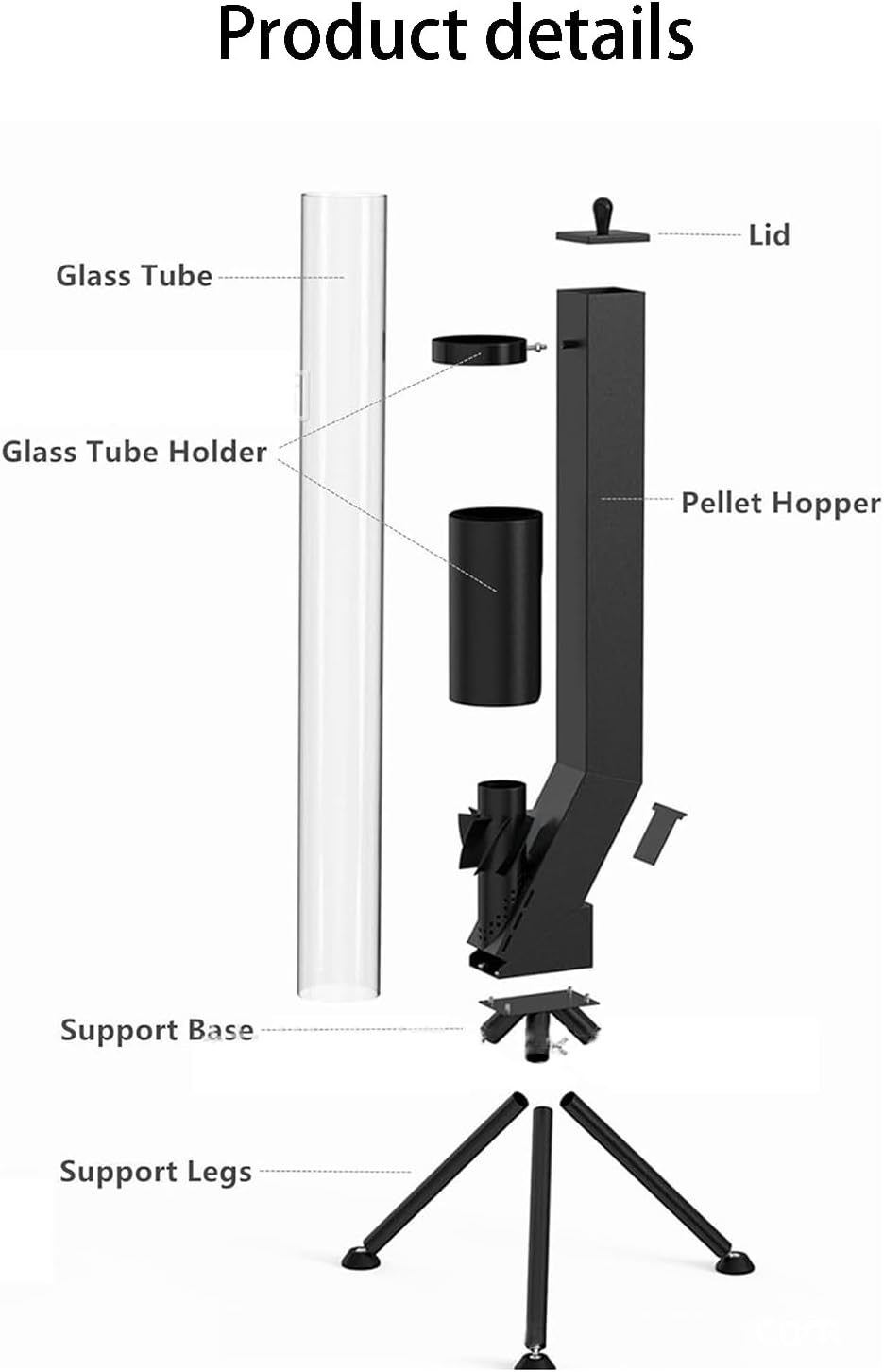 Outdoor Fire Pit Wood Burning Wood Pellet Heater Backyard Fire Pit Outdoor Wood Fire Pit for Camping Party