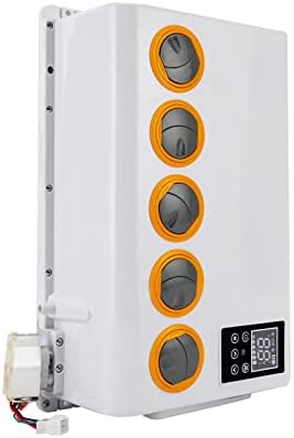 Universal Electric Air Conditioners, 950W 24V Truck Cab Air A/C Conditioner with Remote Control Mini Split AC System For Cab Within 6 ㎡ 1000-3000rpm adjustable Speed (24V)