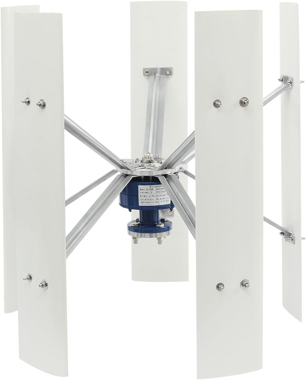 Wind Turbine Generator, 5-Blade Wind Turbine Generator Kit for Home Energy Supply With Controller, 500W Wind Power Generator for Energy Supply Max Wind Speed up to 114.83Ft/S