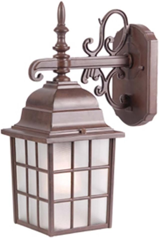 Acclaim 5302BW Nautica Collection 1-Light Wall Mount Outdoor Light Fixture, Burled Walnut