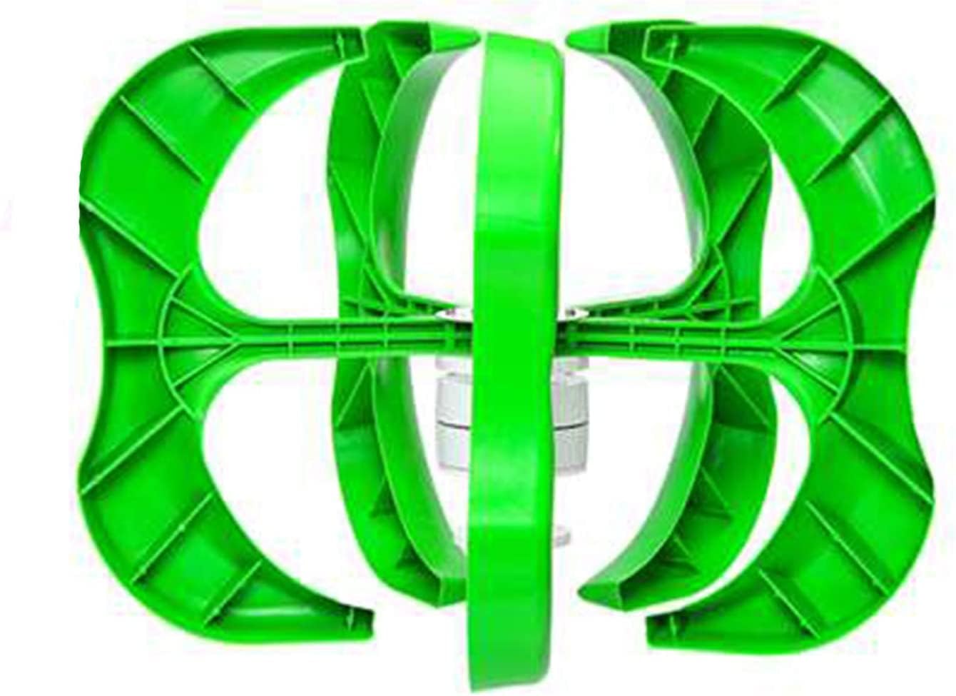 LiuSj JUnSt 9000W Small Noiseless Vertical Wind Turbine Generator with Charge Regulation Controller Kit, for Home Hybrids Streetlight (Green)