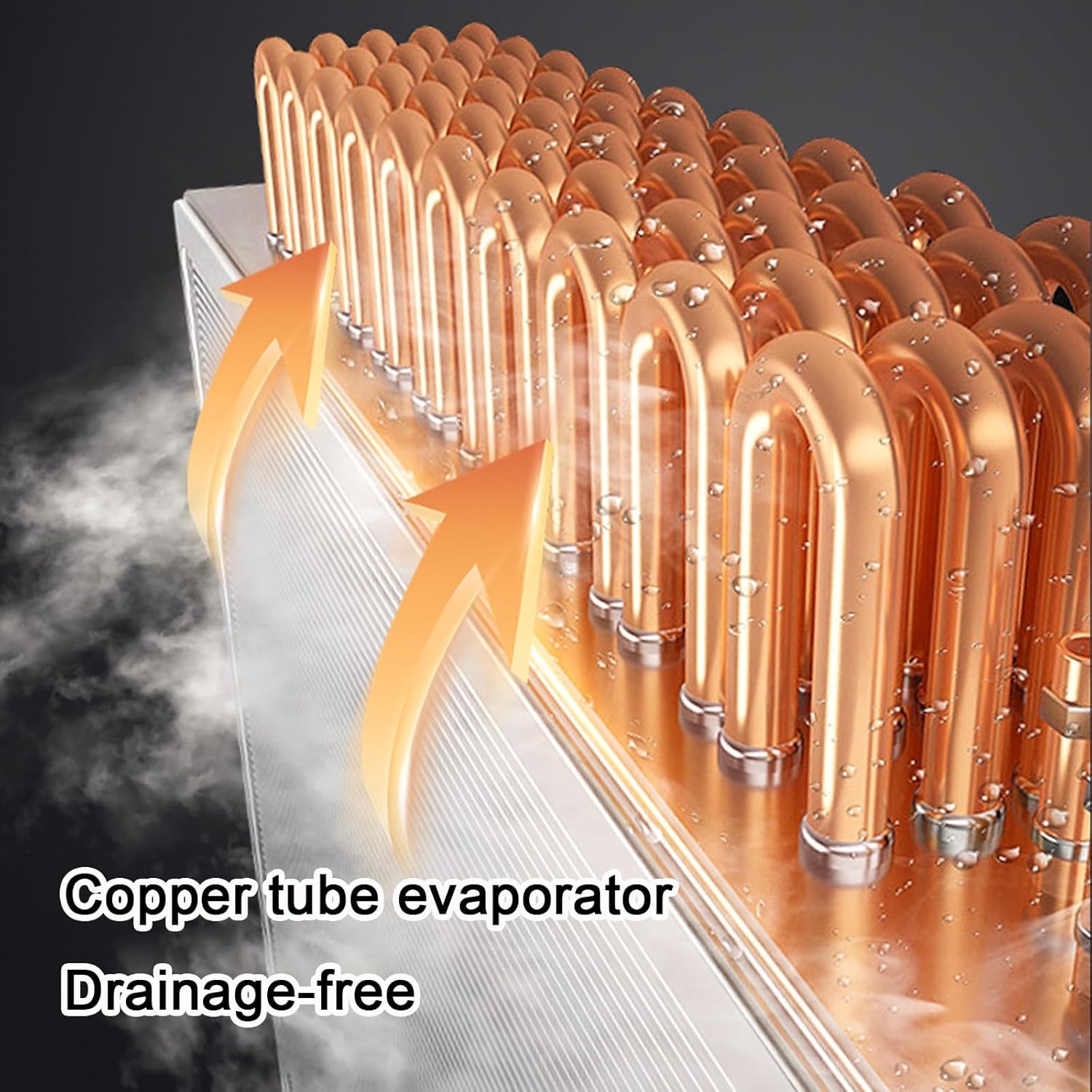 5400 BTU Portable Camping Air Conditioner and Heater 3 Wind Speed Adjustment Bluetooth Speaker Drainage-free Cooling AC for Home Outdoor Tent(110v)