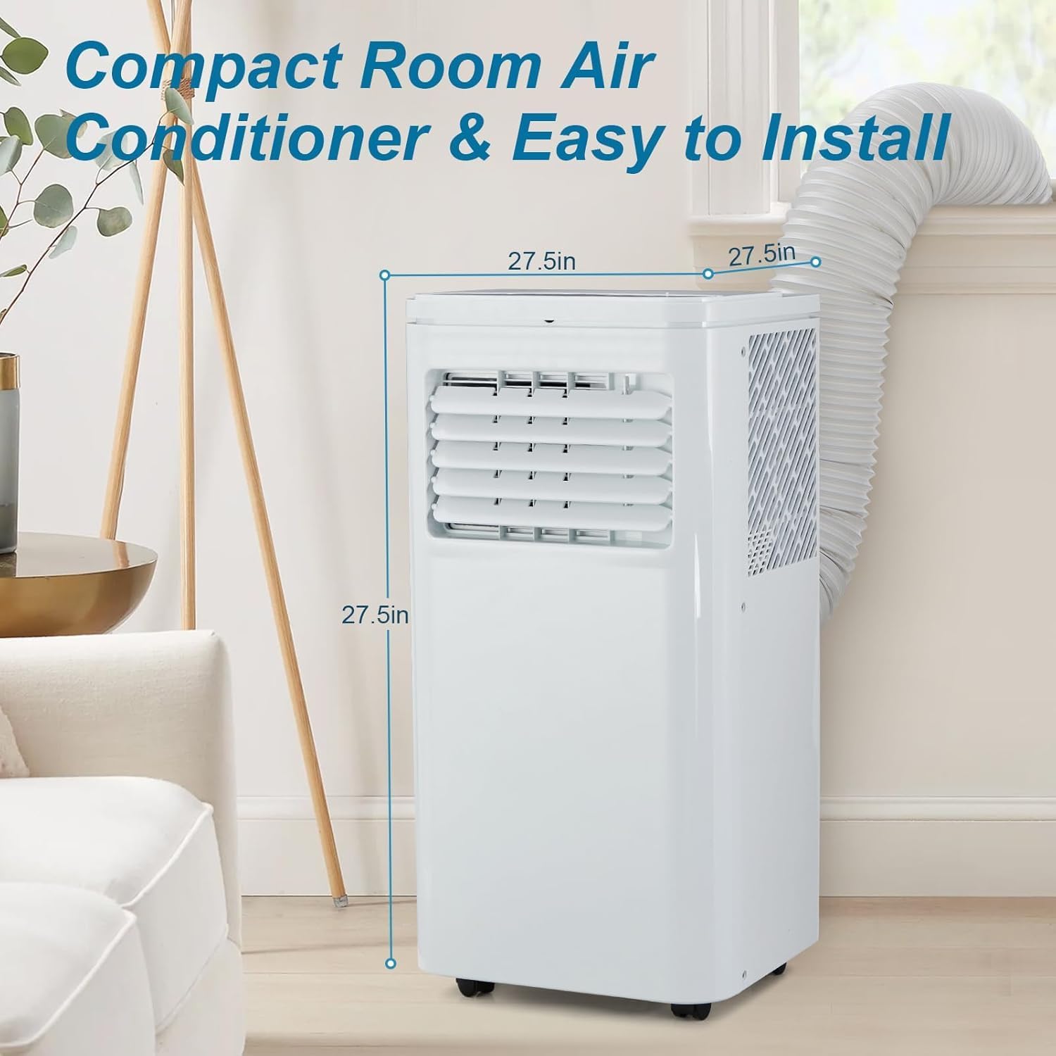 TrailBlaze 10000 BTU Portable Air Conditioner, 3 IN 1Dehumidifier, Fan Mode,Remote Control up to 450 Sq. Ft, Floor Room AC Unit with Cool,Air Cooler for Bedroom Office Home
