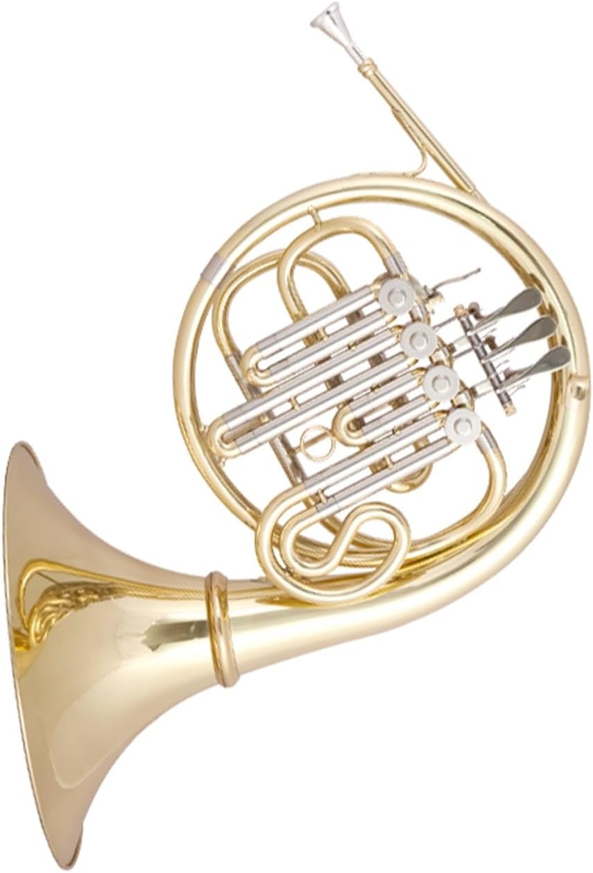 4 Key French Horn Single Row And Double Four Key French Horn Instrument B F Professional Performance Practice(Single row)