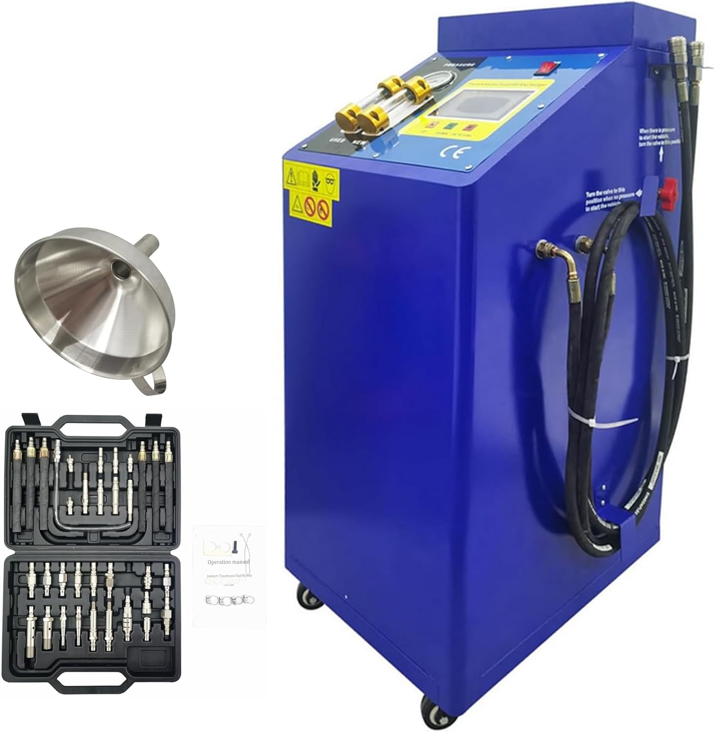 INTSUPERMAI Oil Flush Machine Auto DC12V Oil Changer Flush Cleaning Machine Automatic Transmission Fluid Exchanger Fluid Exchange Machine with Computer Control for Changing Oil
