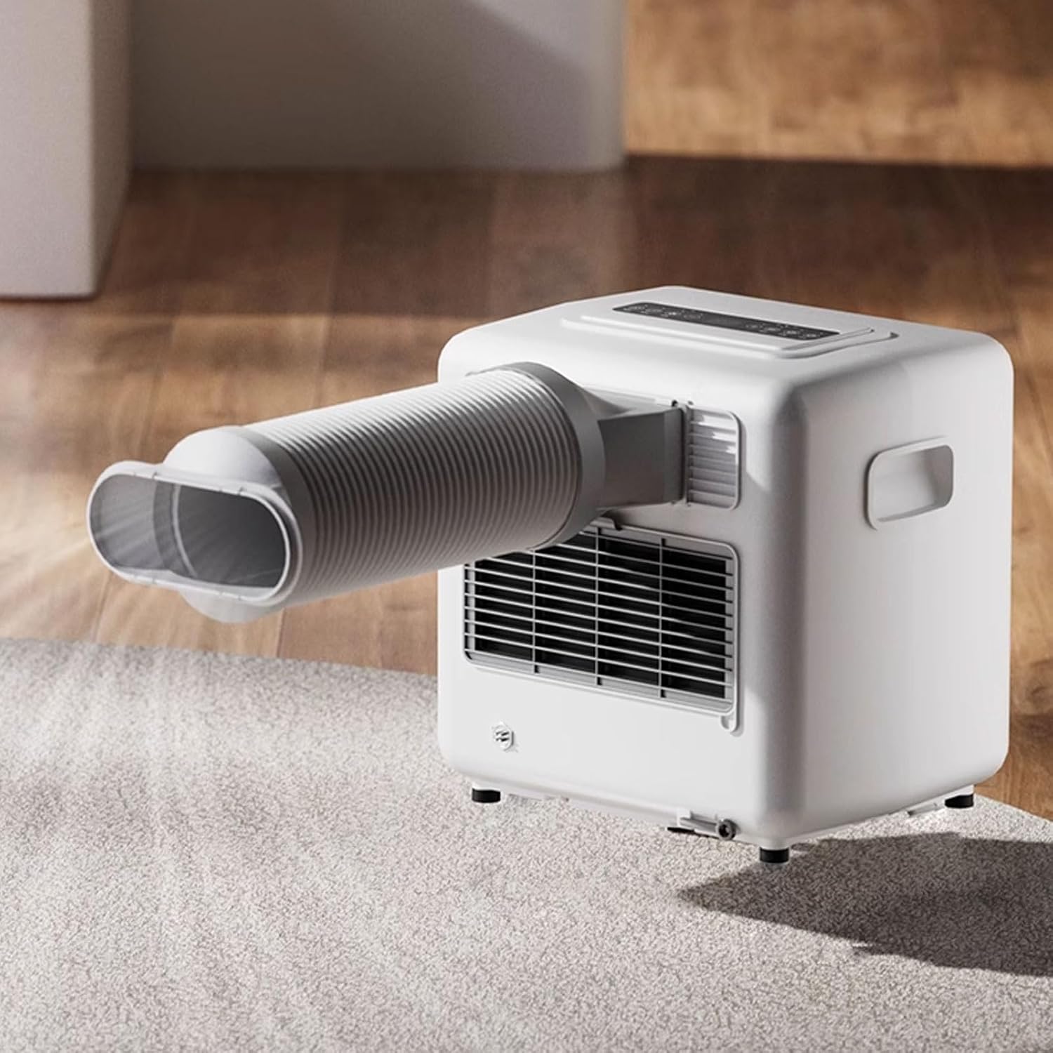 14000 Btu Portable Air Conditioner Room Ac Unit with Touch Panel Jet-Style Strong Wind Design Low Energy Consumption Cold Air Fan for Room/Home/Office