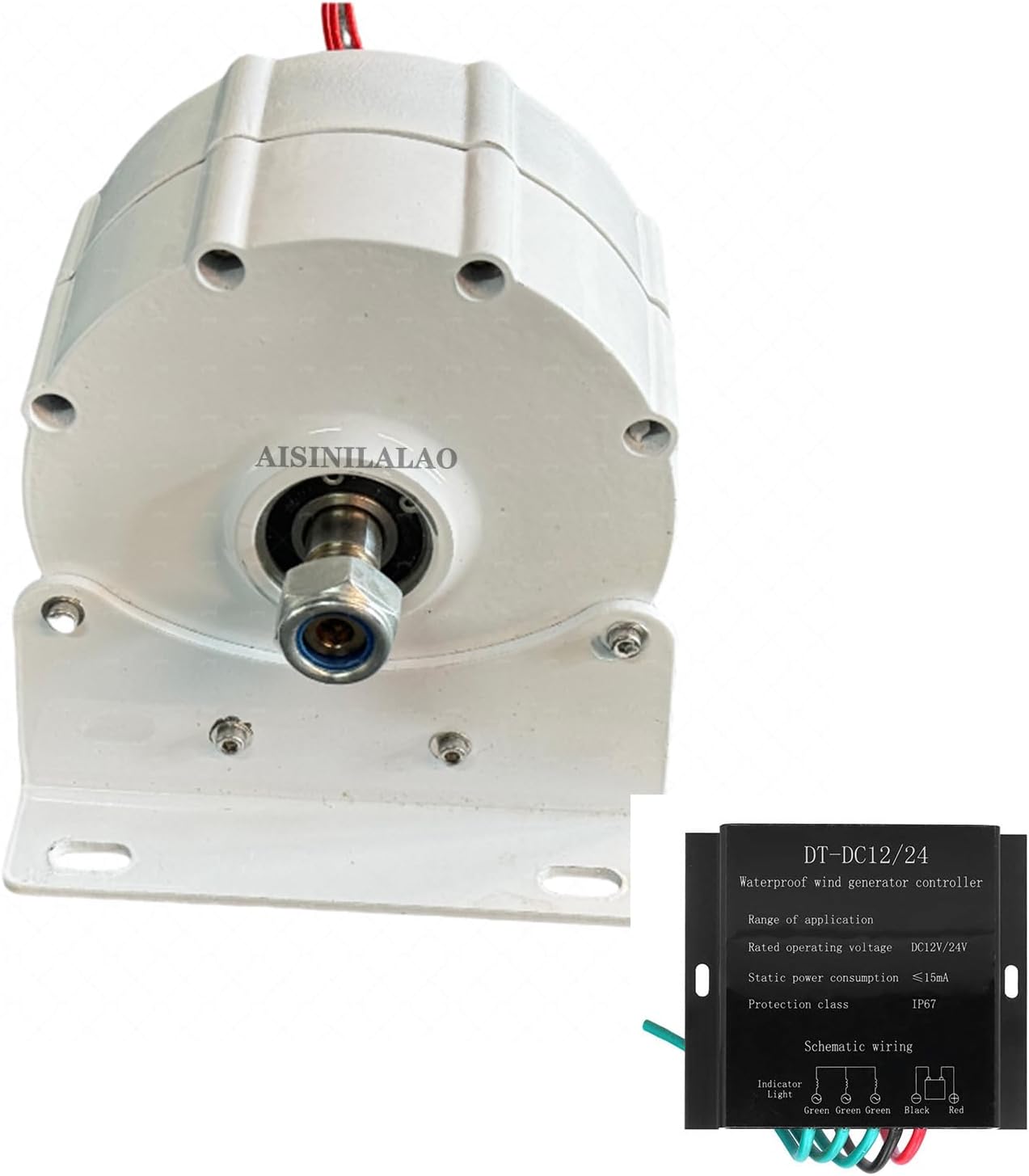 10000W Low RPM Alternator Permanent Magnet Rare Earth Turbine,3 Phase Gearlessermanent Magnet Generator AC Alt Pernators for Wind Turbine