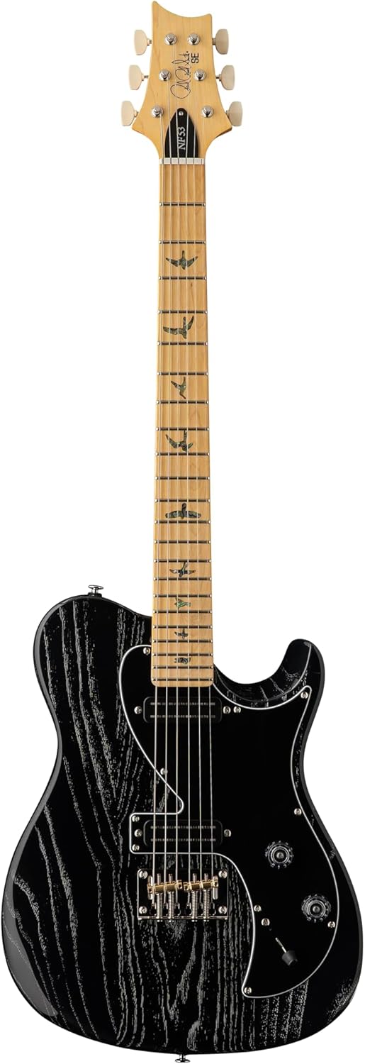 PRS SE NF 53, Black Doghair with Gigbag