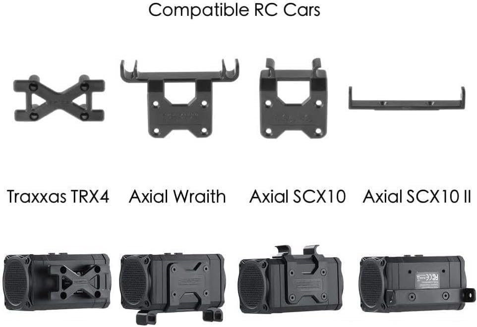 Engine Sound Simulator, Sense Innovations ESS Dual+ Engine Sound Simulated Module Set for TRX4, Axial Wraith SCX10 SCX10 II Engine Sound Simulation System