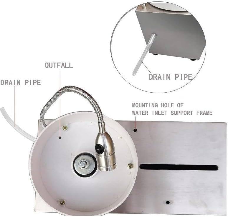 2800rpm Adjustable Stainless Steel Gemstone Faceting Machine, Desktop Gem Grinder, 180w Jewelry Polisher with Digital Display Manipulator, For Knives, Seals, Jewelry, Glass, Gemstones