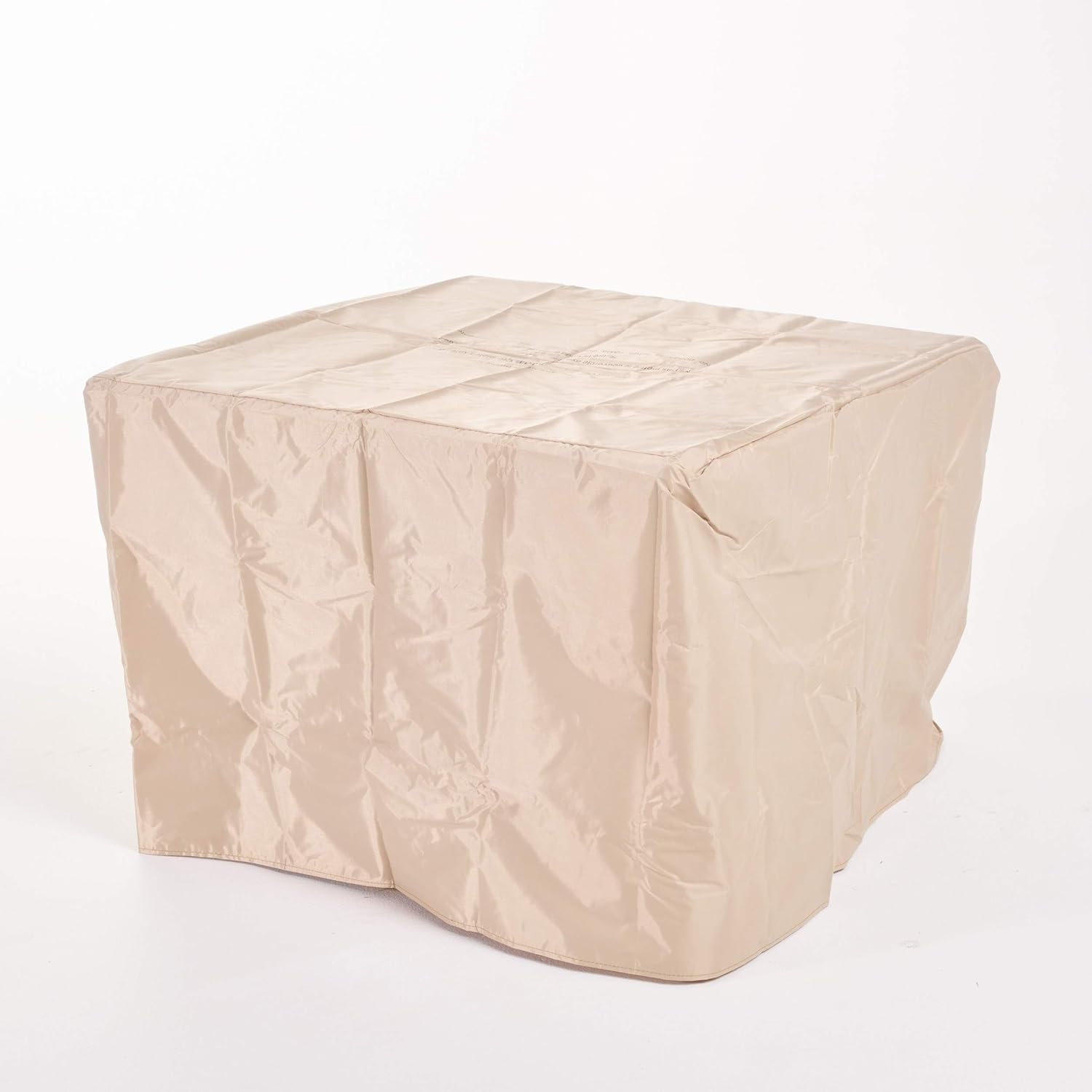 Christopher Knight Home Chesney Magnesium Oxide Square Gas Fire Pit, Stone Finish