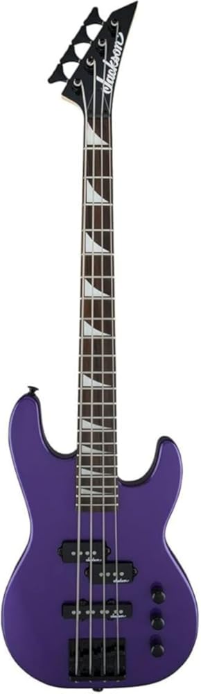 Jackson JS Series Concert Bass Minion JS1X, Amaranth Fingerboard, Pavo Purple