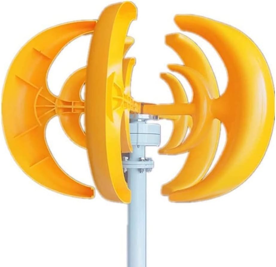 Vertical Wind Turbine Generator 5 Blades Windmill Motor 400W 12V 24V Wind Power Generator with Charge Controller for Home Hybrids Streetlight