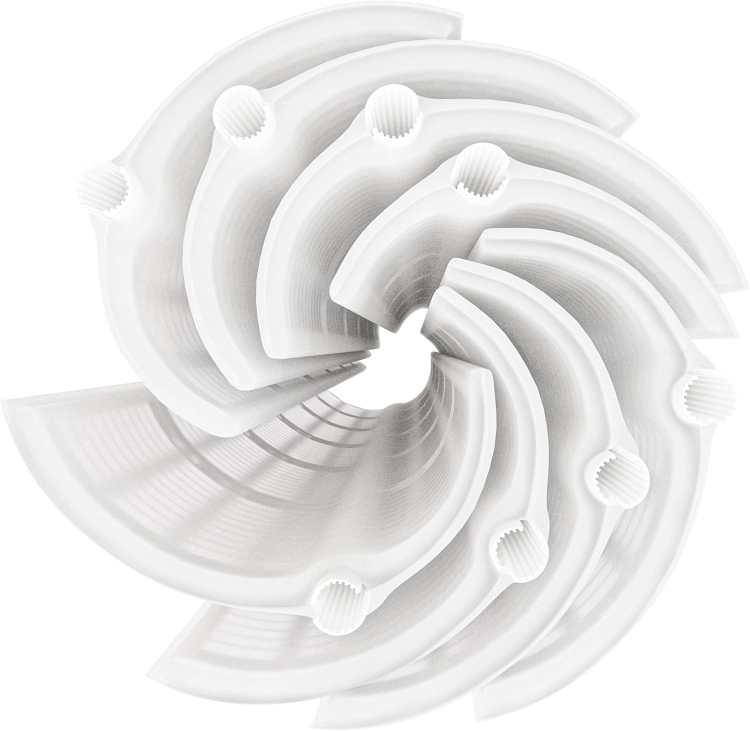 Cryspool® 1006 DE Filter Compatible with PFS3672, FS-2006, FC-9560, Pro-Grid DE7220, 59003000, 7 Full + 1 Partial, 72 Sq.Ft DE Grid Swimming Pool Filter Cartridge, 1 Set