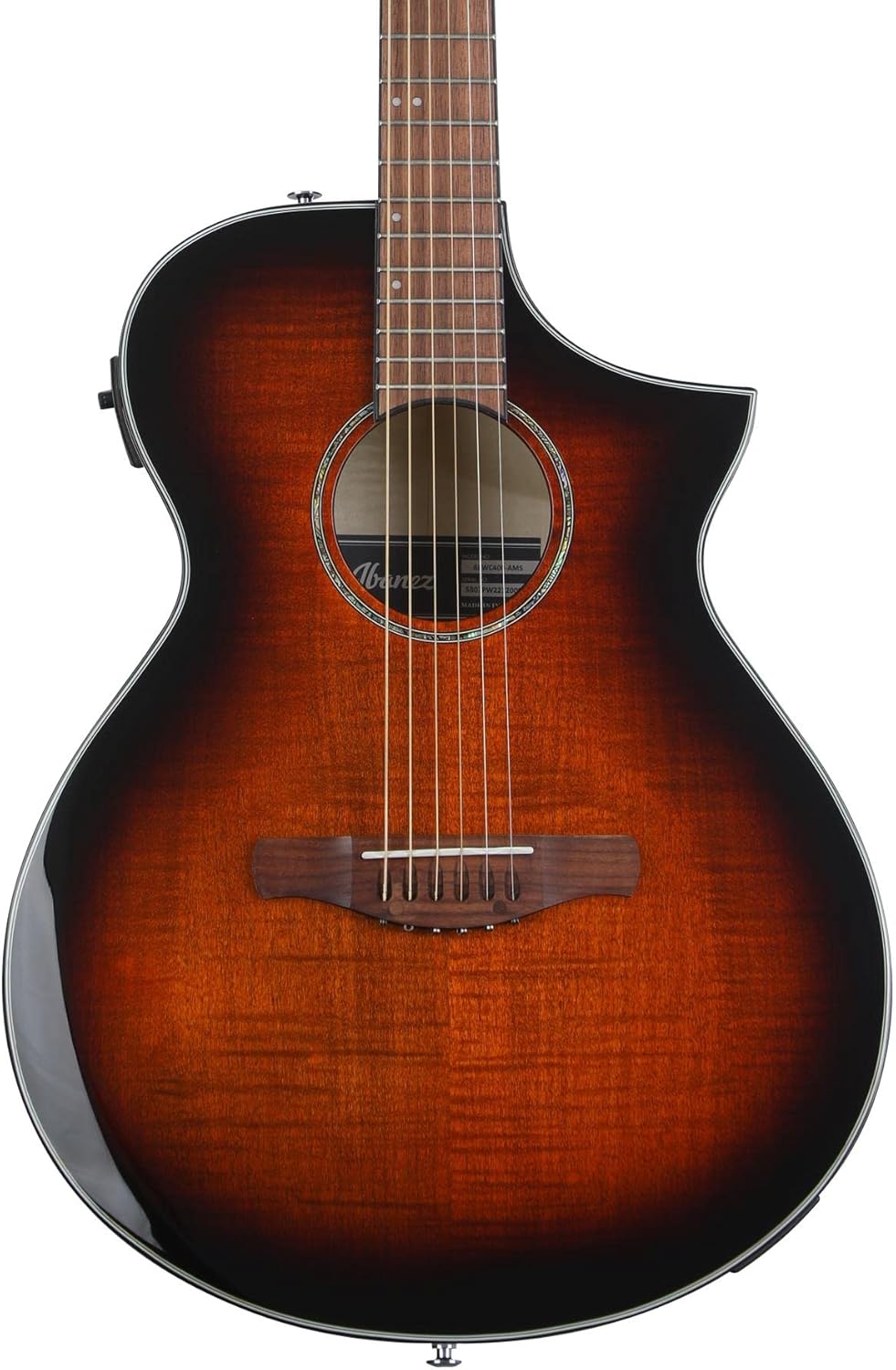 Ibanez AEWC400AMS Acoustic-electric Guitar - Amber Sunburst