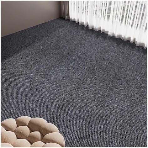 Soundproof Carpet Household Sound-Absorbing and Shock-Absorbing Pad Floor Thickening Fitness Piano Drum Noise Reduction Mat(Dark Gray,90x300cm/35.4x118.1in)