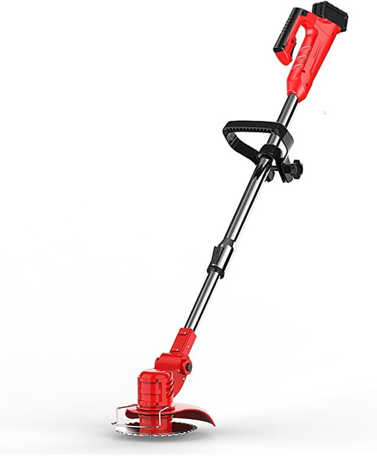 Cordless Electric Lawn Trimmer, Electric Mower Lithium Mower Multifunctional Small Household Handheld Lithium Mower Rechargeable Weeding Artifact Lightweight Low Noise Easy to use (42tv Lawn