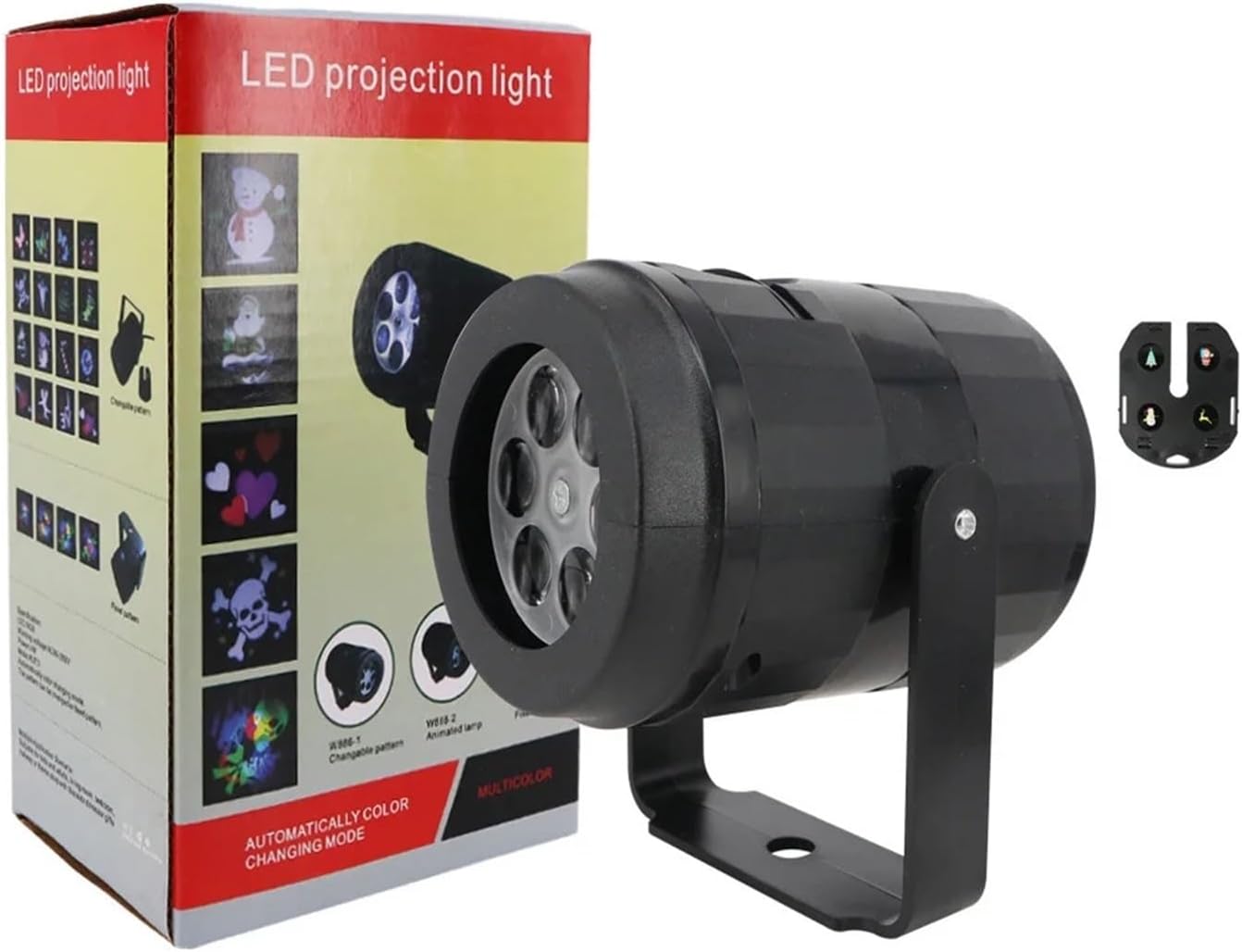 Projector Light,Halloween Holographic Projector Christmas Party Lights Snowflake Projector Led Sta Light Rotating Xmas Pattern Outdoor Holiday Lighting Garden Decor for Halloween Xmas Holida