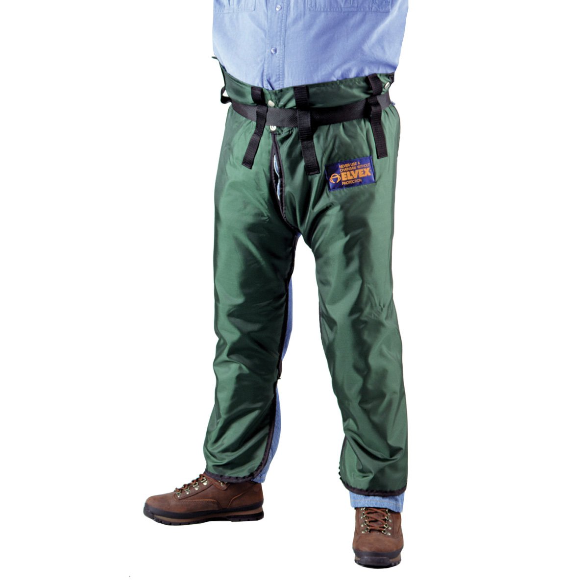 Elvex Safety ProChaps Chainsaw Chaps : 33“ - 36“, green - one size fits all - ArborChaps