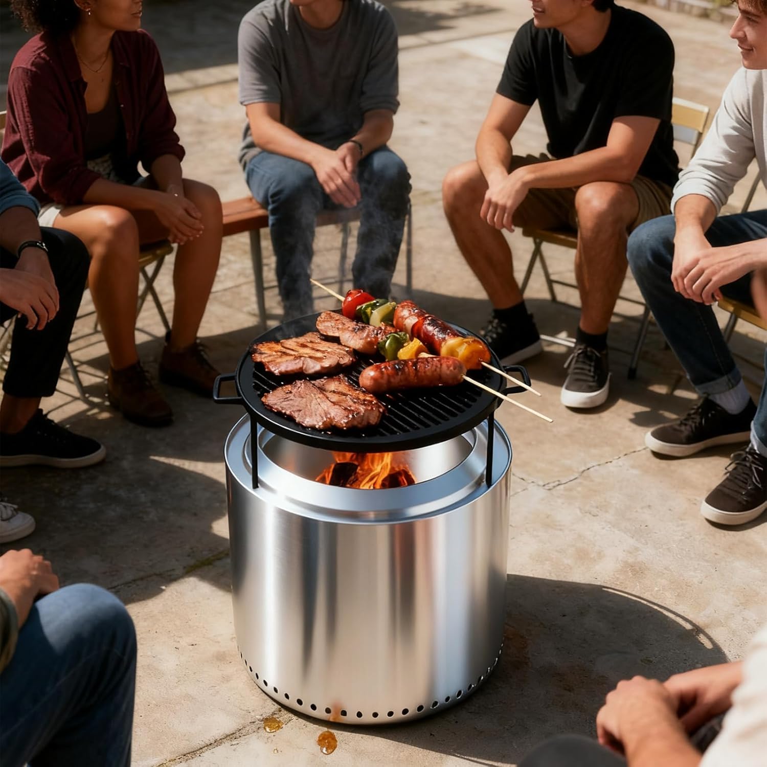 Griddle Grill Cookware for Solo Stove Bonfire/Yukon 19.5