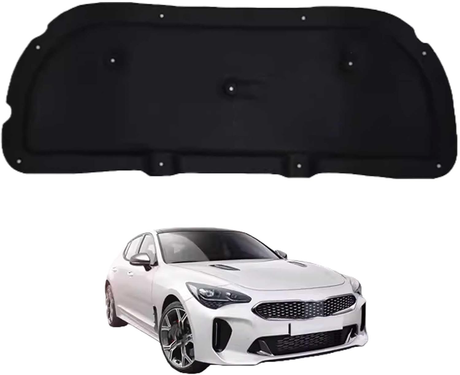 Car Front Hood Engine Sound Pad for Hyundai Sonata 2010-2015, Heat Insulation Cotton Mat Cover Soundproof Car Accessories
