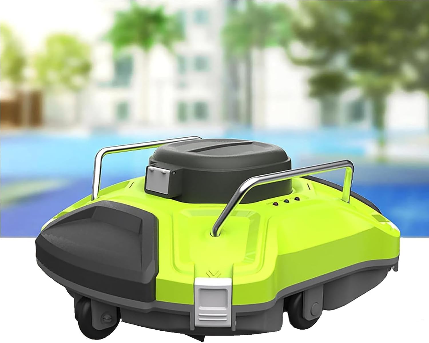 Cordless Robotic Pool Cleaner, Cordless Robot Pool Cleaner, Automatic Pool Vacuum Cleaner, 120 Minute Pool Vacuum Cleaner for Above Ground/Inground Pools, Powerful Suction.