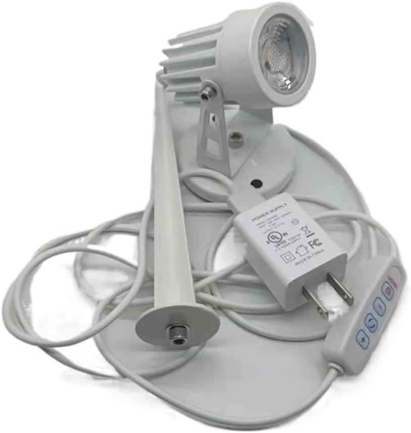 10pcs/lot AC85-265V LED Garden Light Dimmable 3w/5w Plant Light Base with Rod USB 1.8 Meters (Color : White, Size : 3w)