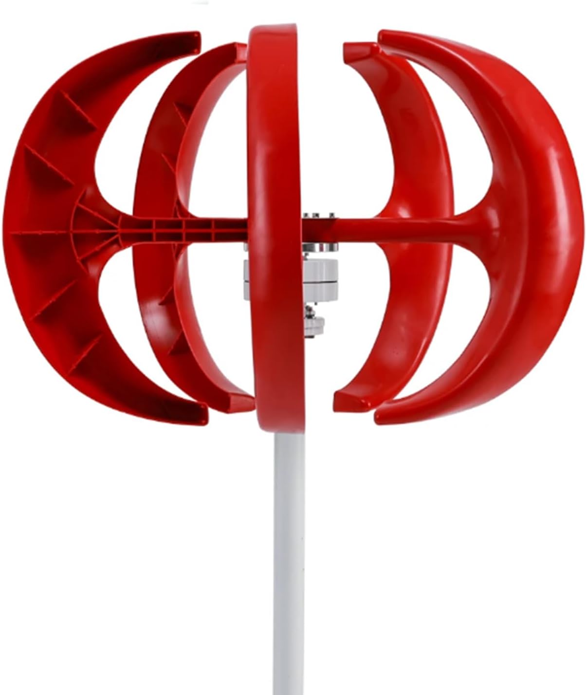 5000W Portable Turbine Generator Kit,5 Blades 12V 24V 48V 220V Free Energy Permanent Maglev Wind Turbine Kit Low Noise with Controller (Red)