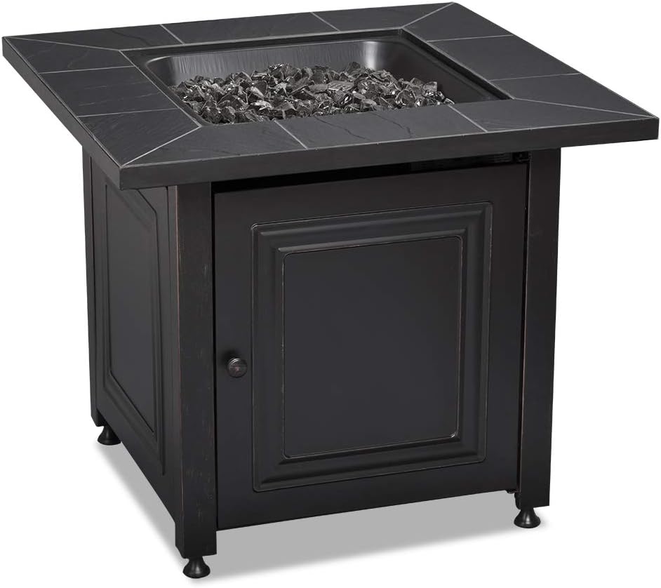 Endless Summer GAD15255SP Gas Outdoor Fire Table LP, Oil Rubbed Bronze