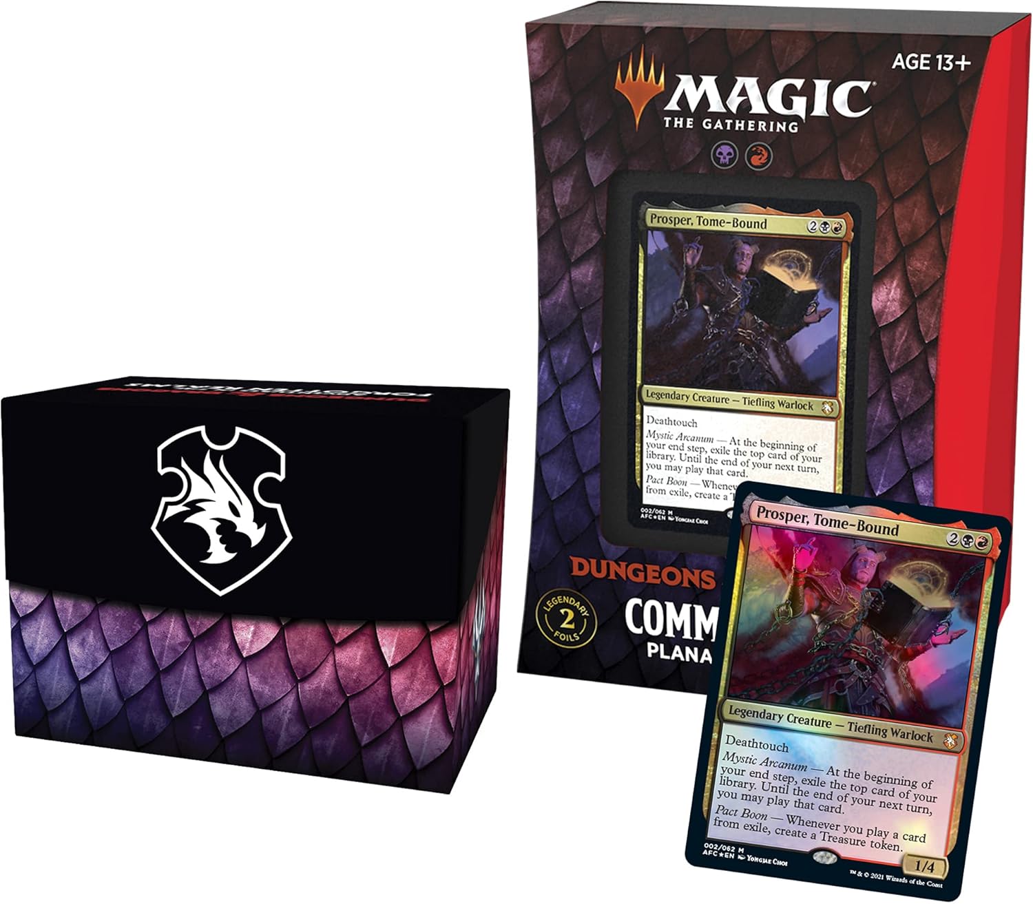 Magic: The Gathering Adventures in The Forgotten Realms Commander Deck – Planar Portal (Red-Black)