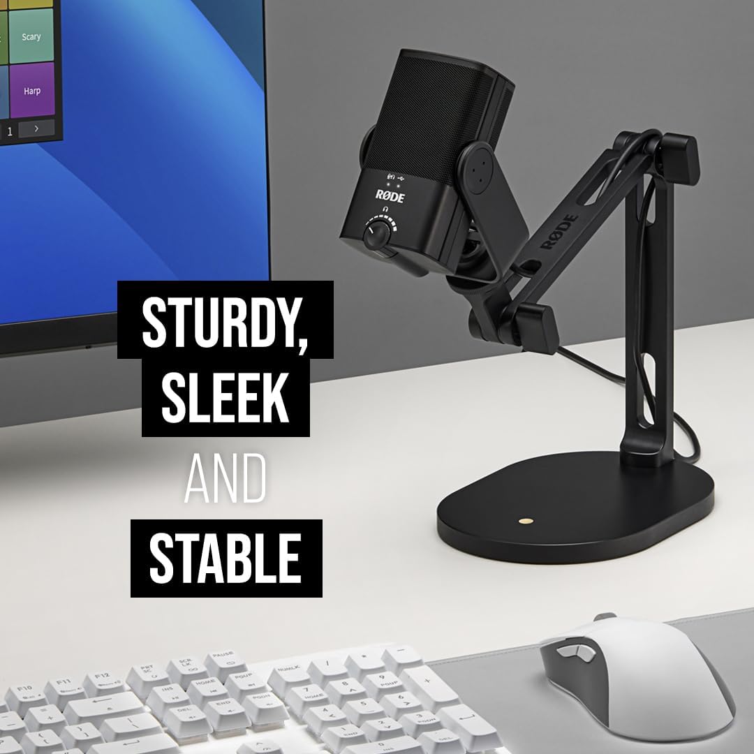 RØDE DS2 Desktop Studio Arm for Microphones, Cameras, Smartphones, Lights and Other Accessories (up to 900g)