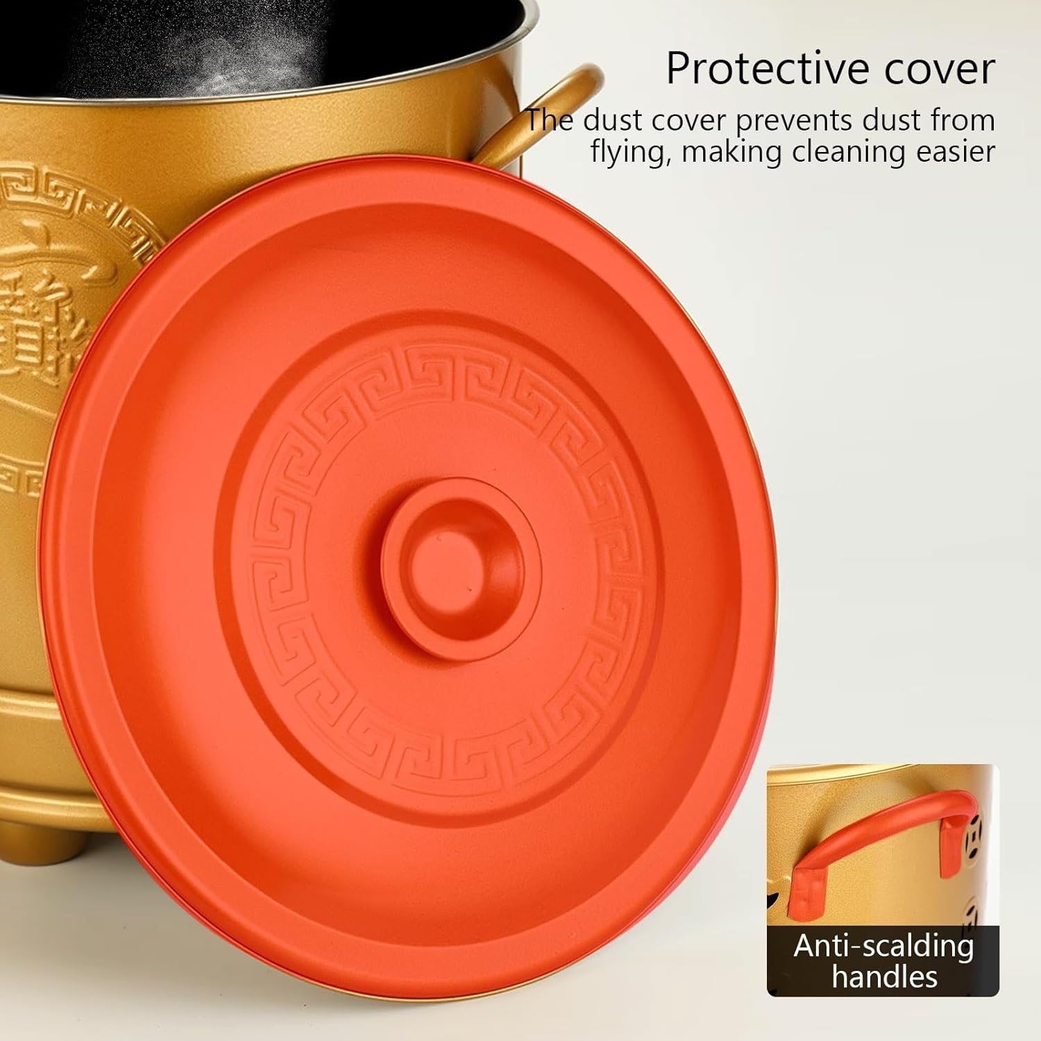 Stainless Steel Incinerator, Heat-Resistant Burn Barrel, Fire Barrel with Lid, for Leaves, Trash, Documents & Backyard Debris