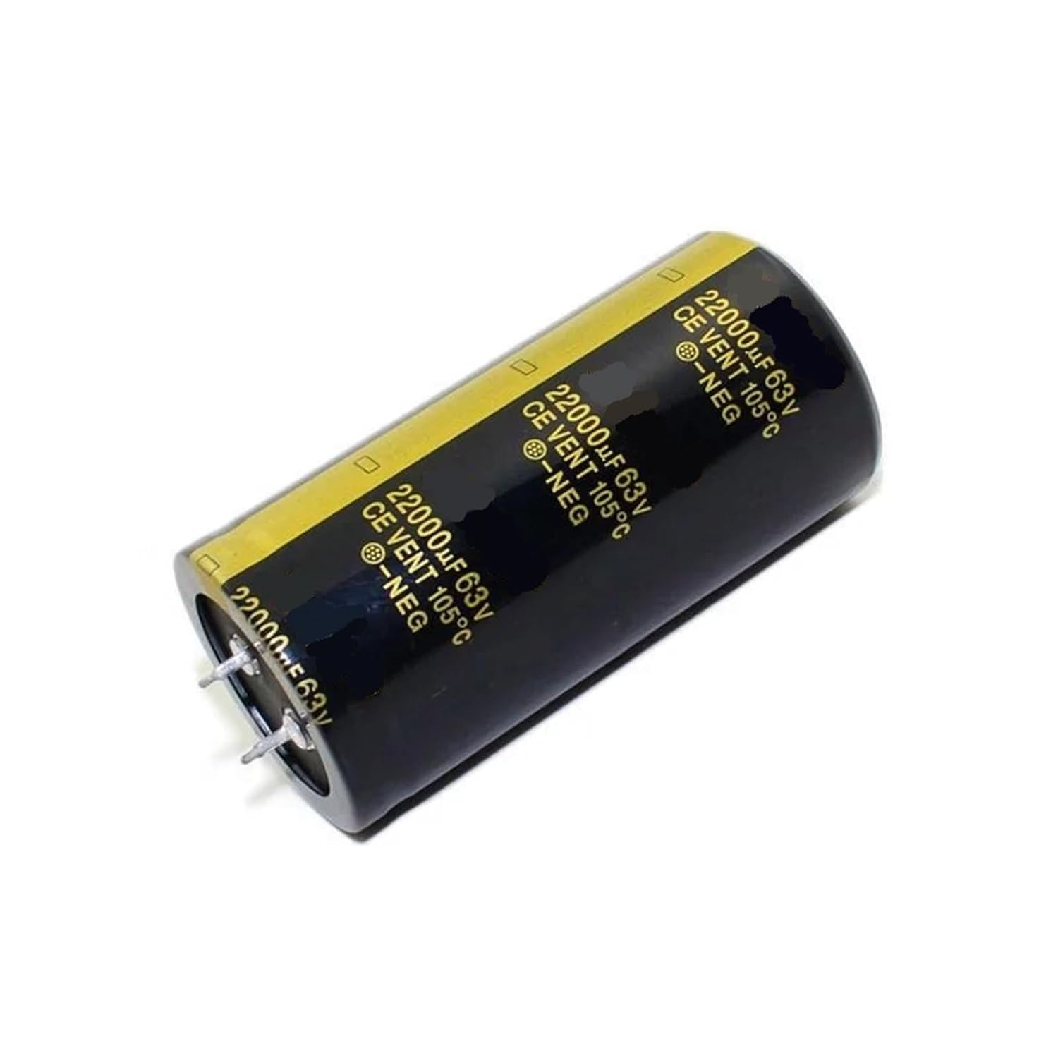 2PCS Audio Electrolytic Capacitor 25V 35V 63V 100V 200V 250V 400V 450V 6800UF 10000UF 22000UF for HiFi Amplifier Low ESR(80V22000UF 35X100MM)