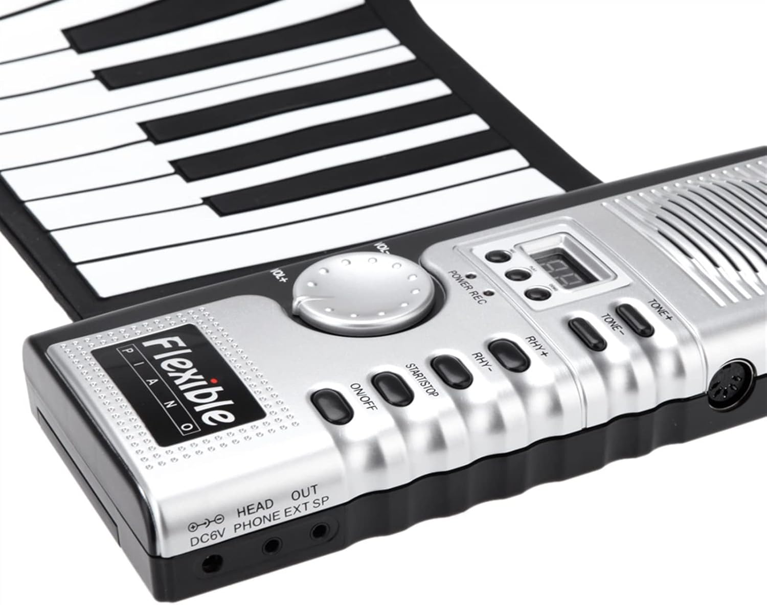 KESHUO Folding Piano Portable 61 Keys Flexible Roll Up Piano USB Electronic MIDI Keyboard Hand Rolled Musical Instrument