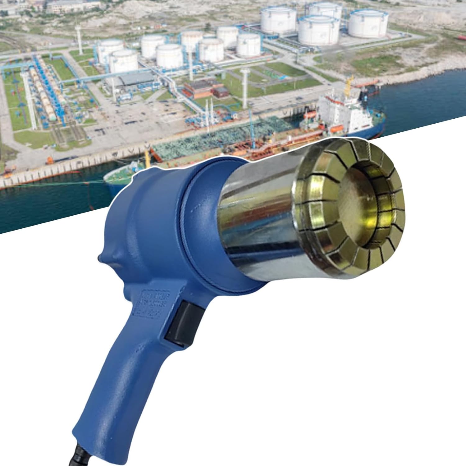 Pneumatic Crimping Tool for 200L Oil Drums - 30mm & 75mm Manual Pressure Cap Sealer for Efficient Oil Storage & Drum Management, Heavy-Duty Crimper for Industrial Use