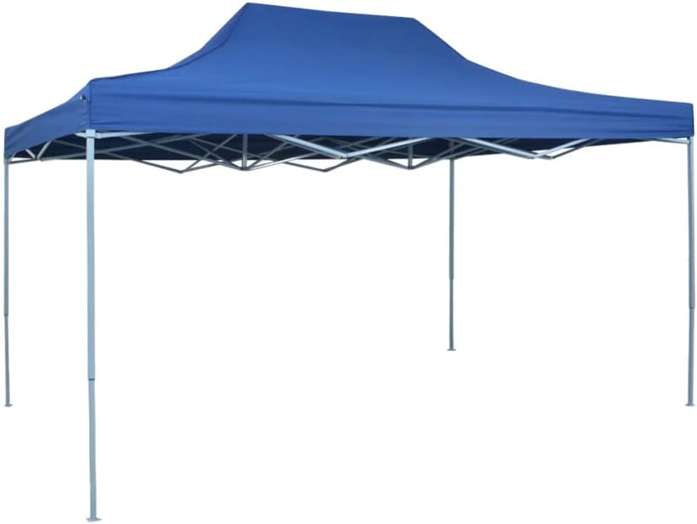 Professional Folding Party Tent 9.8'x13.1' Steel Blue,Premium Party Tent: Durable, UVResistant Canopy for Outdoor Events Outdoor Living, Patio Furniture & Accessories