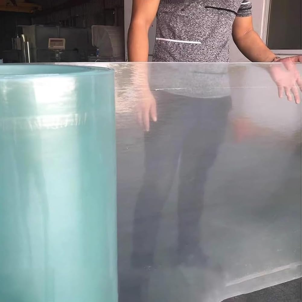 DAZULI Polycarbonate Plastic Sheet Greenhouse Roof Covering Outdoor Garden Awning Canopy Resistant Sheet Heat Insulation Shatter Resistant Easy to Cut and Bend(Size:59.1''x29.5',Color:Clear)