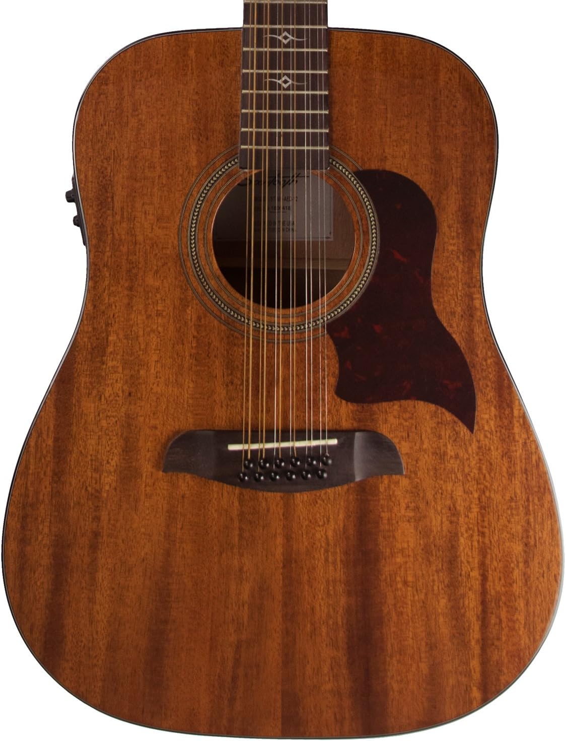 Sawtooth Mahogany Series 12-String Solid Mahogany Top Acoustic-Electric Dreadnought Guitar Right-Handed