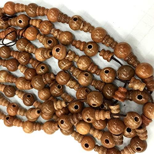 1 strands natural yellow tiger skin jaser pagoda tee three links buddha head tibet guru barrel big hole beads size: 10mm+6x8mm (10 sets/lot) 04205