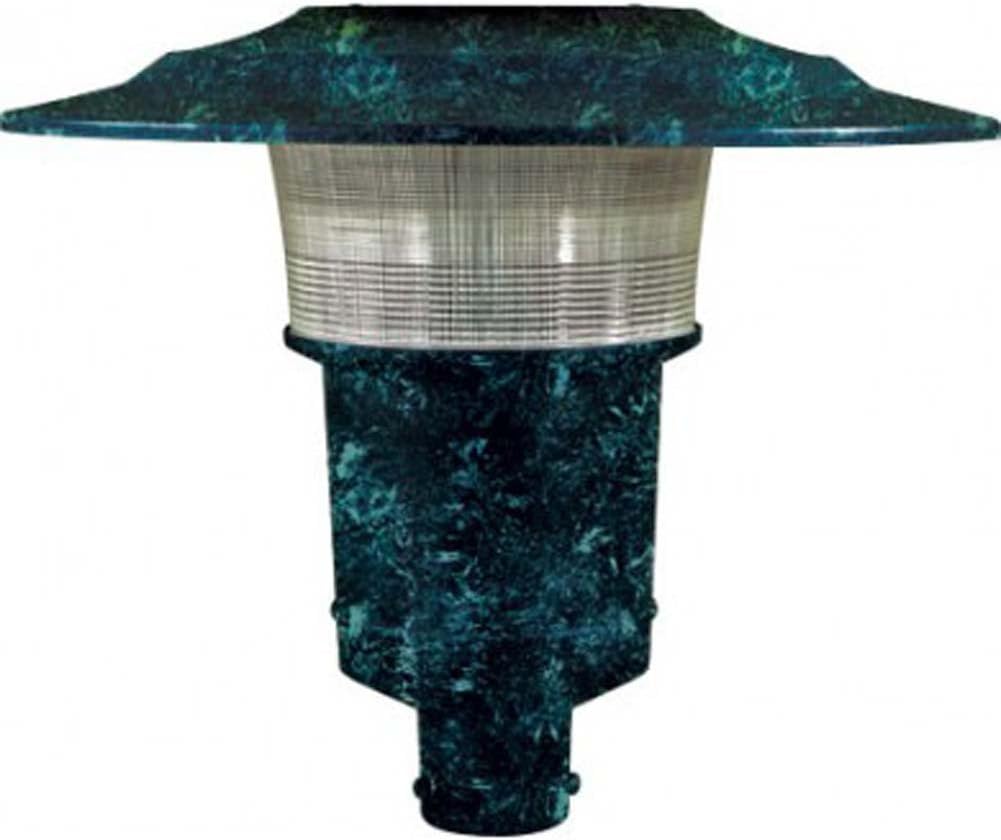 GM652-VG Large Post Top Fixture, 100W Hps 120V, Verde Green Finish