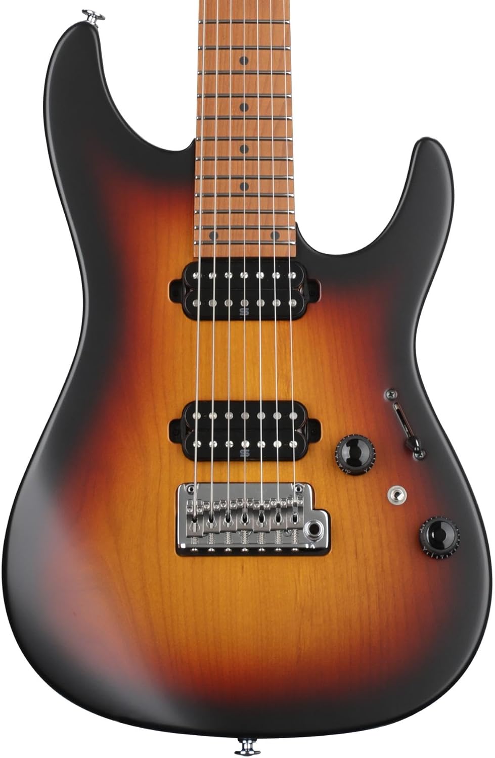 Ibanez Prestige AZ24027 7-string Electric Guitar - Tri Fade Burst Flat