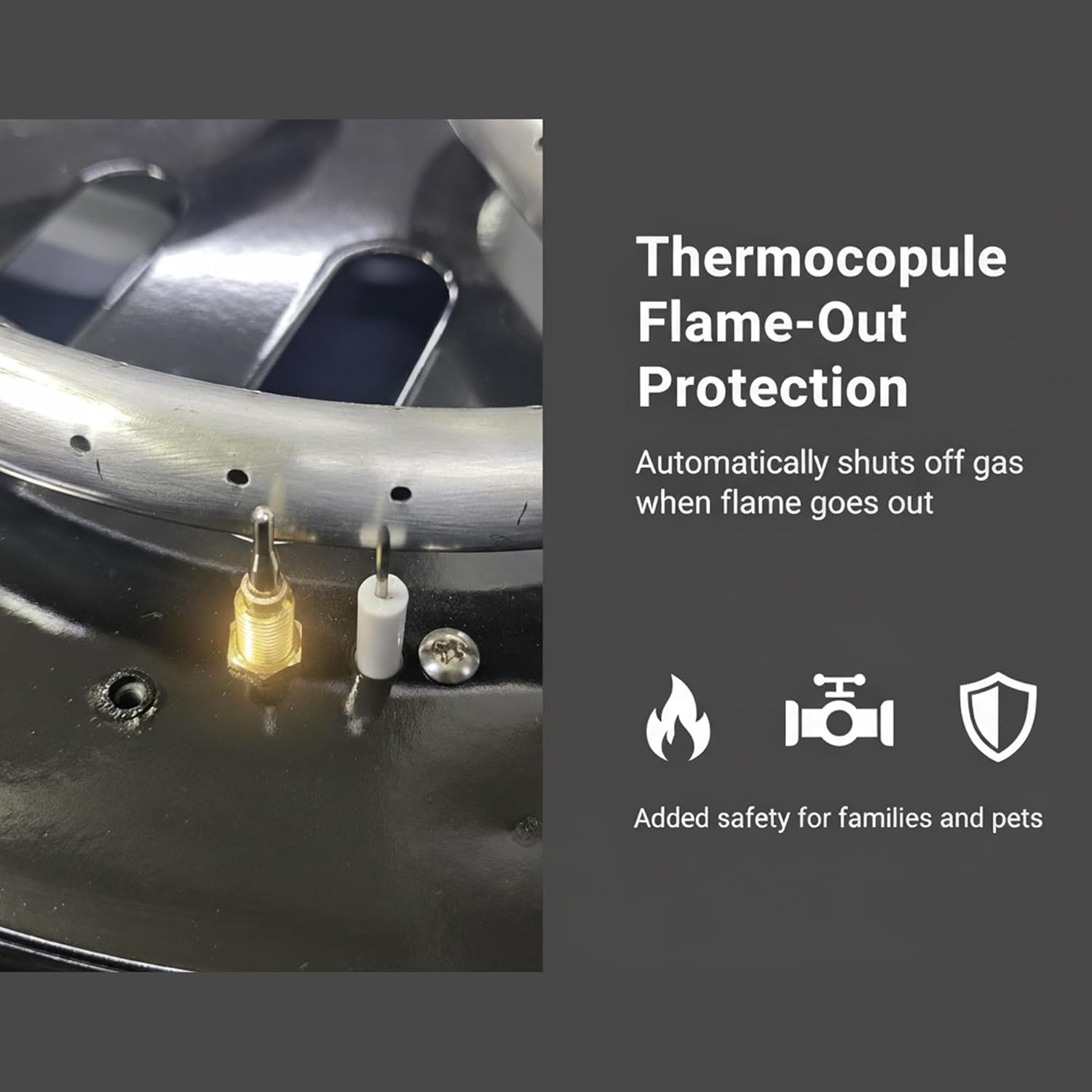 Portable Propane Fire Pits, 19 Inch 58,000 BTU Gas Fire Pit with Cover & Handle,Smokeless Propane Firepit for Outdoor Camping, Camping,Patio, Backyard, Garden