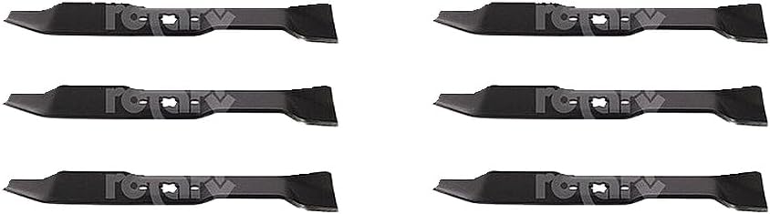 6 Pack Lawn Mower Blades Fits 742-04125 742-4125 942-04125